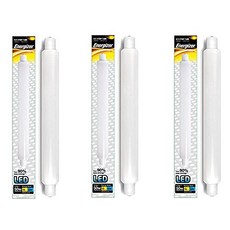 LED 284mm 5.5W = 50 Watt Strip Light Tube Lamp Frosted Warm White S15 Cap (Pack of 3), 단일상품