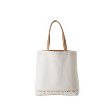 루이비통 파운데이션 에코백 WHITE CANVAS TOTE BAG