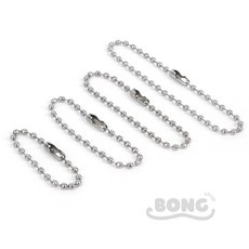 1P 실버 메탈 구슬줄 8CM 10CM 12CM 15CM 실버체인