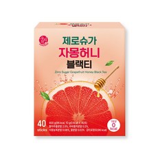 우리차 제로슈가 자몽허니블랙티, 10g, 1개, 40개입