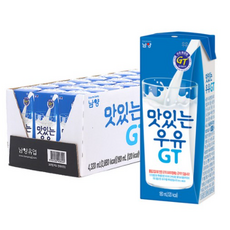 남양 맛있는 우유 GT, 180ml, 20개