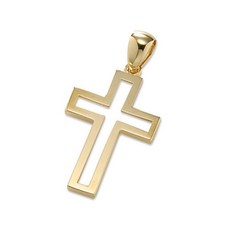 14k십자가펜던트