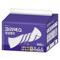 크리넥스 위생행주 100매 빨아쓰는 키친타올 무형광 코스트코