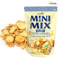 우리가스토리 미니믹스 체다치즈맛 800g 프레첼 크래커, 1봉