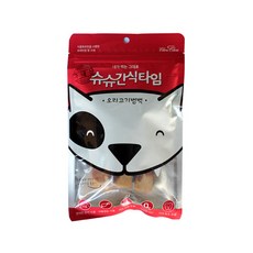 제일 슈슈 간식타임 오리고기 범벅 120g X 10개입 BOX 반려/애완용품 > 강아지 사료/간식/영양제 간식 져키/트릿, 10, 10