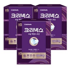 크리넥스 보습에센스 로션 천연펄프 미용티슈 3겹, 3개입, 3팩