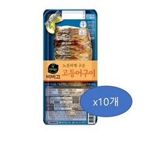 [신세계TV쇼핑]CJ 비비고 고등어구이 60g X 10봉, 10개