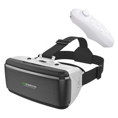 새싹리빙 VR 기기 브이알 기계 게임 G06 + 블루투스 컨트롤러 세트, VR-G06