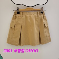 오후 부평점 23'FW [속바지 내장] 발랄한 느낌##포켓 포인트 주름 스커트