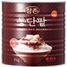 통단팥 3kg 업소용 가정용 식당용 대용량 빙수 팥, 1개