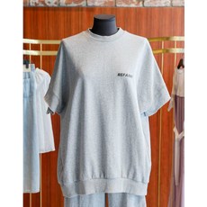 시슬리 시슬리 루즈핏 맨투맨 티셔츠 SATSC7231 MG