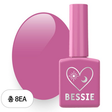 BESSIE 헬로키치 컬러 젤네일 11ml, 8개, P17 KITCH X PINK