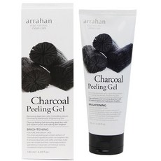ARRAHAN 숯 필링 젤 브라이트닝 클린케어 180ml6.09 floz Charcoal peeling GelBrighteningclean care 180 ml6.09 fl oz, 단일상품
