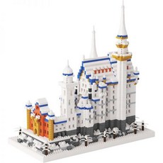 악기 마이크로 블록 빌딩 세트 클래식 유명 성인 및 어린이용 3000 PCS 피아노 색소폰 기타 드럼 투명 플라스틱 커버 포함, Blue, 1개