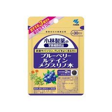 고바야시 제약 블루베리 루테인 메구스리노 나무 개당15회분 회당2정, 6개, 30정