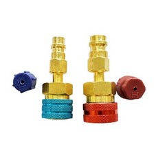 R1234yf 차량용 에어컨 시스템용 퀵 커플러 R1234yf to R134A 어댑터, 1) A