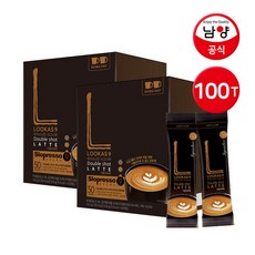 루카스나인 더블샷라떼 100T (50T+50T) + 믹스 10T 증정, 14.9g, 2개, 상세페이지 참조, 50개