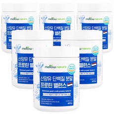 멜로우네이쳐 식약처인증 산양유 단백질 분말 프로틴 밸런스 맛있는 분유맛, 400g, 6개, 밀크맛