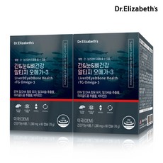 닥터엘리자베스 [닥터엘리자베스] 간&눈&뼈건강 알티지 오메가-3 (60C)x 2박스, 단품없음, 2개
