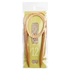 브랜드얀 프리미엄 뜨개바늘 누디 흑대 줄바늘(80cm) 3.0mm~12.00mm