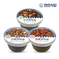 연안식당 [T]연안식당 꼬막장 150g 6팩 (부추/매콤/간장)