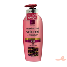 엘라스틴 마린콜라겐 탱글볼륨 샴푸, 1세트, 3.4L