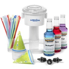 [미국] 504833 Hawaiian Shaved Ice Snow Cone Machine 3 Flavor Kit