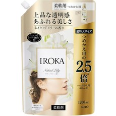 이로카 IROKA 섬유유연제 네이키드 릴리 리필 1200ml 대용량