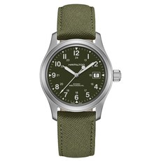 해밀턴 카키 필드 기계식 그린 다이얼 남성용 시계 H69439363 Hamilton Khaki Field Mechanical Green Dial Men's Watch H69439