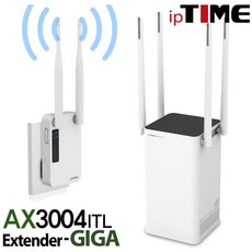 ipTIME AX3004ITL 유무선공유기, AX3004ITL+ EXTEENDER-GIGA (와이파이증폭기 패키지)
