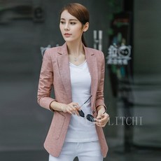[PINK LITCHI]여성 패션 캐주얼 정장 자켓 오피스룩 유니품