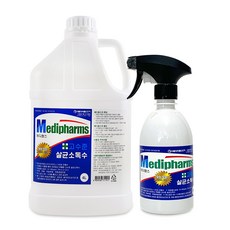 크로바 메디팜스 살균소독제 미산성차염소산수 4L+500ml 세트, 1개