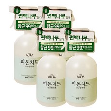아우라 피톤치드 살균탈취제 500ml 숲속향, 4개