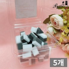 아띠 그라 스폰지 그라데이션 스펀지 젤와이퍼, 젤전용 사각듀얼40p, 5개