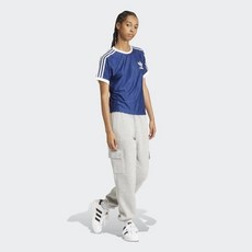 [매장정품] 아디다스 ADIDAS 은은한 시스루 효과가 있는 핀 스트라이프 저지인 3선 반팔티IR7466