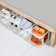 슈케이스 정리함 실내화 선반 미니 정리대 신발장 슬림 거치대 틈새 보관함 신발, 상품선택, 5단 블랙