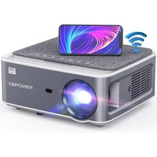 DBPOWER 네이티브 1080P 5G 4K WiFi 프로젝터 업그레이드 20000L 500 ANSI FHD 야외 영화 4P4