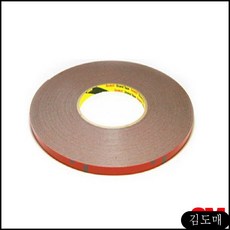 KDM 3M 몰딩양면테이프 15mm 두꺼운양면테이프 16.5M 백색 x
