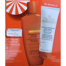 키트 솔라 슈퍼abbronzante Intensivo 울트라 라페로 콘 아펠라토레 디 압브론자투라 SPF 6 + 발사모 도포솔 이드라탄레스티투, 1