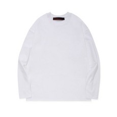 꼼파뇨 긴팔티셔츠 Longsleeve 무지 긴팔티 화이트 - 꼼파뇨모자