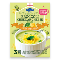 폰타나 잉글랜드 체다치즈&브로콜리 분말 즉석 수프 3인분, 60g, 1개