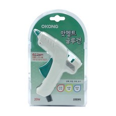 오공 핫멜트 글루건 7.2mm 20W, 1개