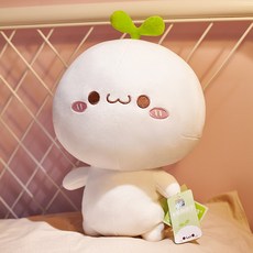 칠나무 수면인형 토끼 쿠션인형 펭수인형 25CM 40CM 50CM 65CM 생일 선물 MRWJ0702-1, 사진색A
