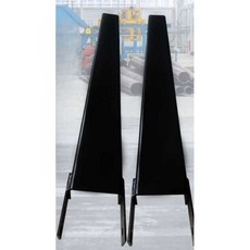 지게차 보조발 포크 덧발 확장용 코끼리발 스태커, 1/1.5톤내경110mmx45mm1.6미터, 1개