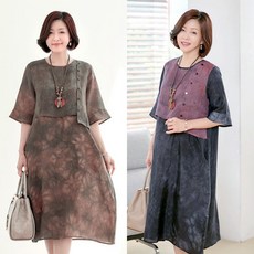 로즈맘 인견이중마원피스