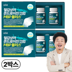 철갑상어 연골 콘드로이친 1200 MBP c6s 저분자 식약청 HACCP 알레, 2개, 180정 2개, 180정