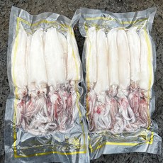 푸르디 제주 제철 손질 냉동한치 횟감 급냉 한치회 물회 무침 실중량 500g, 1개