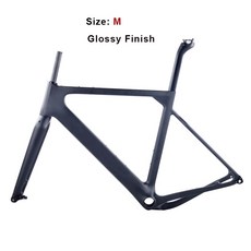 사이클로 크로스 자갈 프레임 자전거 에어로로드 카본 디스크 브레이크 테이퍼 액슬 142X12MM DI2 기계식 S M L, M-glossy