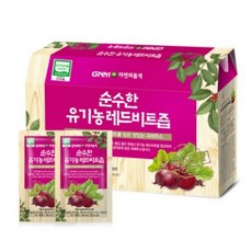 GNM자연의품격 순수한 유기농 레드비트즙, 80ml, 30포