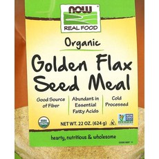 NOW Foods Real Food 골든 아마씨드 밀 624g, 1개
